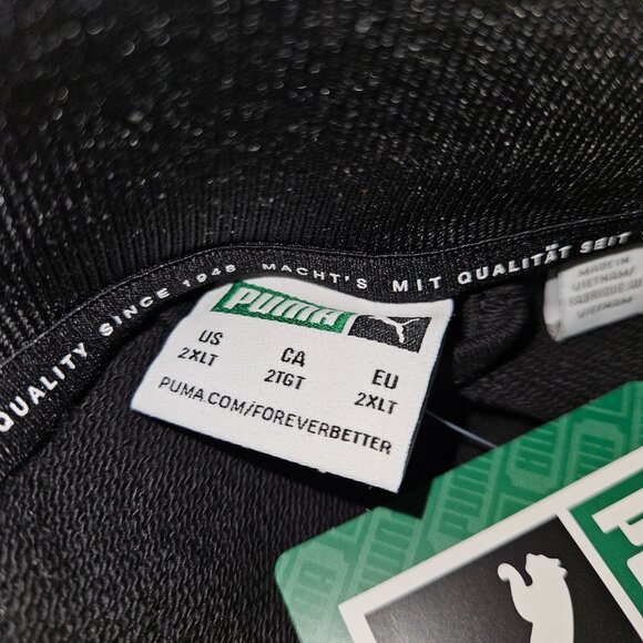 NWT Puma T7 Black & White Track Jacket (2XLT) - Picture 6 of 10